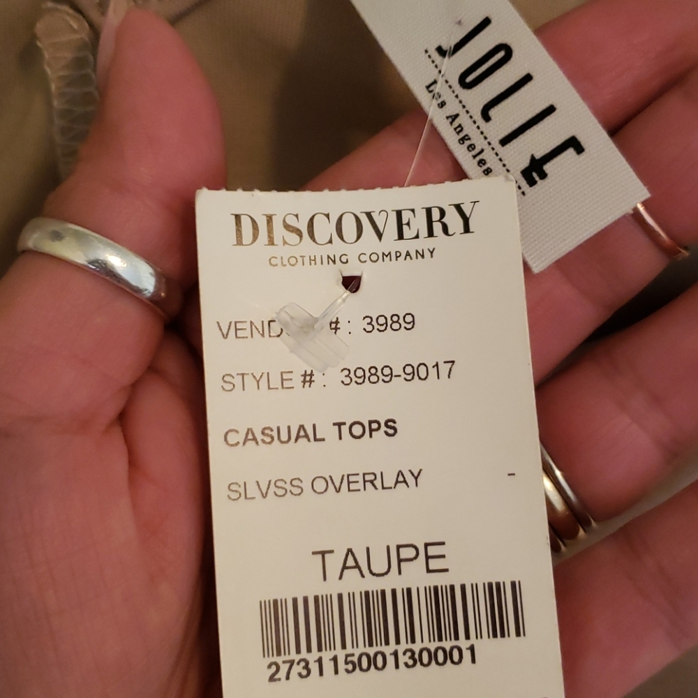 NWT Tan Tank - Picture 3 of 5